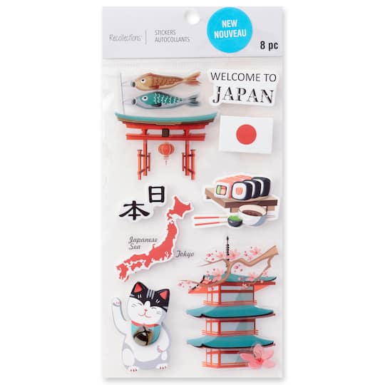 12 Pack: Japan Stickers by Recollections™